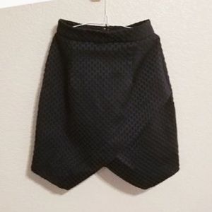 H&M Asymmetrical Dotted Skirt